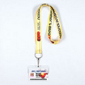 1" Dye Sublimated Lanyard w/ J Hook